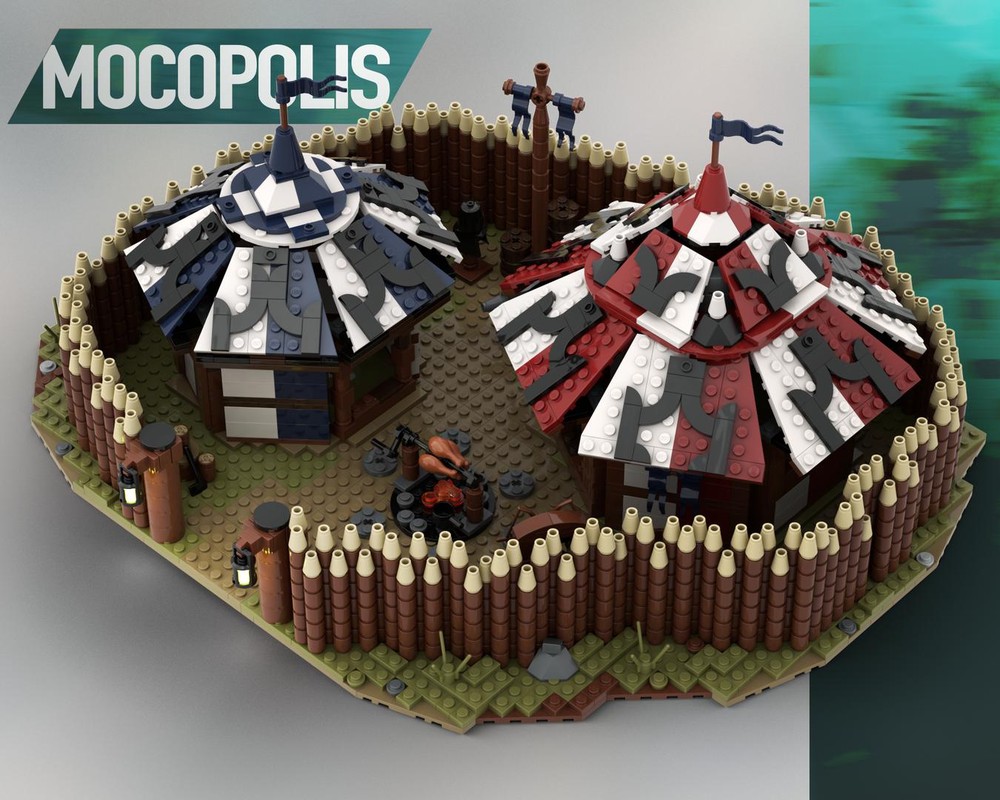 Lego Medieval Mercenary Camp
