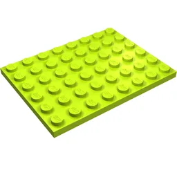 Plate 6 x 8 / Lime