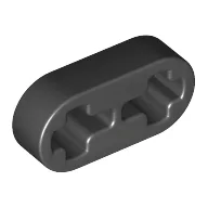 Technic Beam 1 x 2 Thin / Black