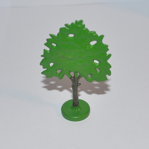 Lego Plant, Tree Flat Oak painted with hollow base / Green