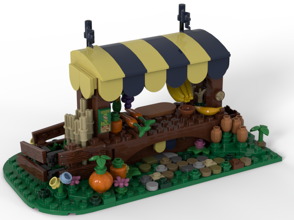 Lego Castle Market Greengrocer