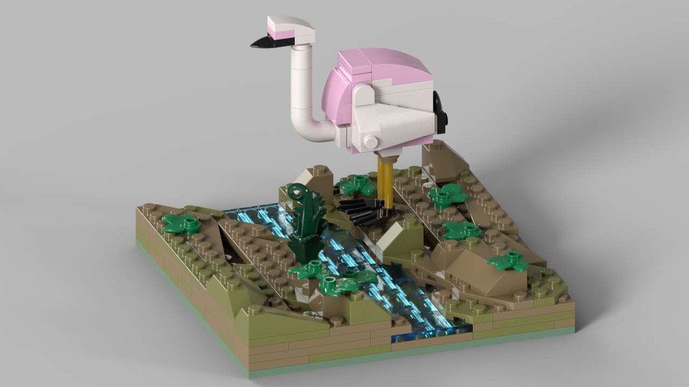 Lego Flamingo Habitat
