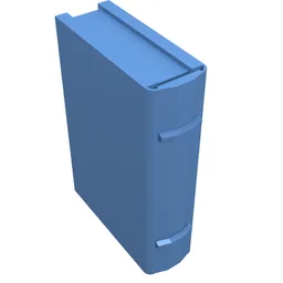 Book 2 x 3 [Plain] / Medium Blue