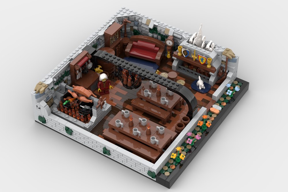 Lego Tavern Diorama