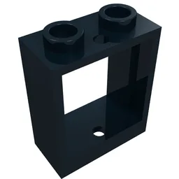 Window 1 x 2 x 2 Flat Front / Black
