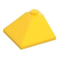 Brick Sloped 33° 3 x 3 Double Convex / Yellow