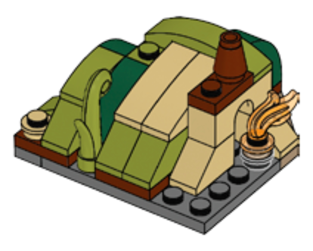 Lego Yoda's Hut