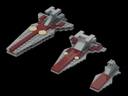 3 Venator-Class Republic Attack Cruisers
