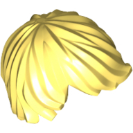 Lego Hair Tousled with Side Part / Bright Light Yellow