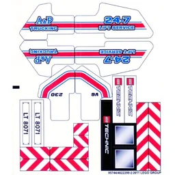 Sticker Sheet for Set 8071-1 / [No Color/Any Color]