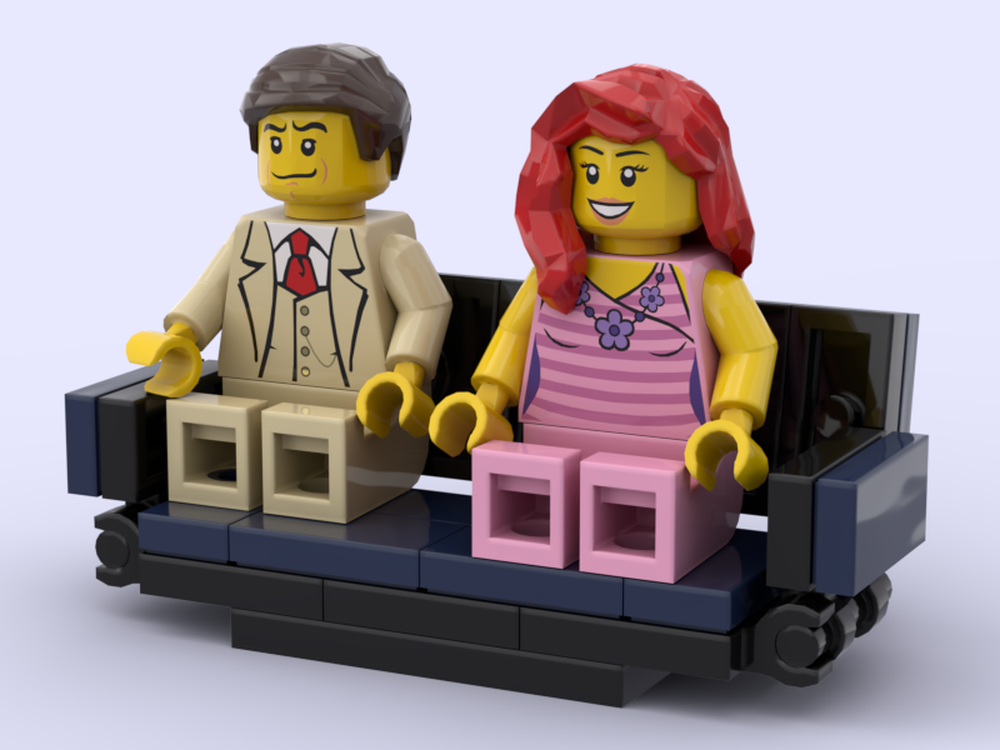 Lego Park bench MOC