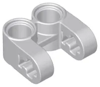 Technic Axle and Pin Connector Perpendicular Double Split / Light Bluish Gray