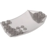 Brick Wedged, Curved Inverted 8 x 6 x 2 Cockpit / Trans-Brown
