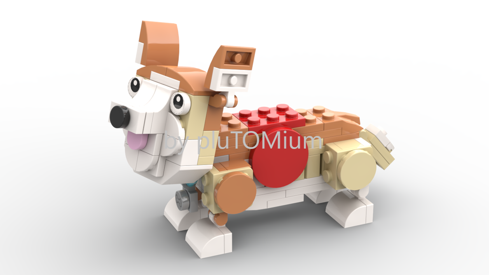 Lego Adorable Corgi (LEGO 31137 Alternate)