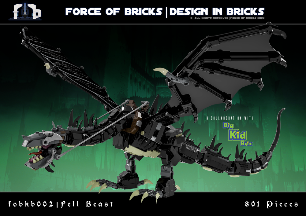 Lego Fell Beast (fobkb002)| Digital instructions