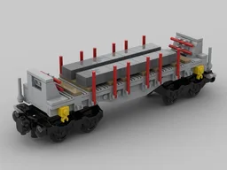 Flat freight wagon typ Rmms from Nacco (later VTG)