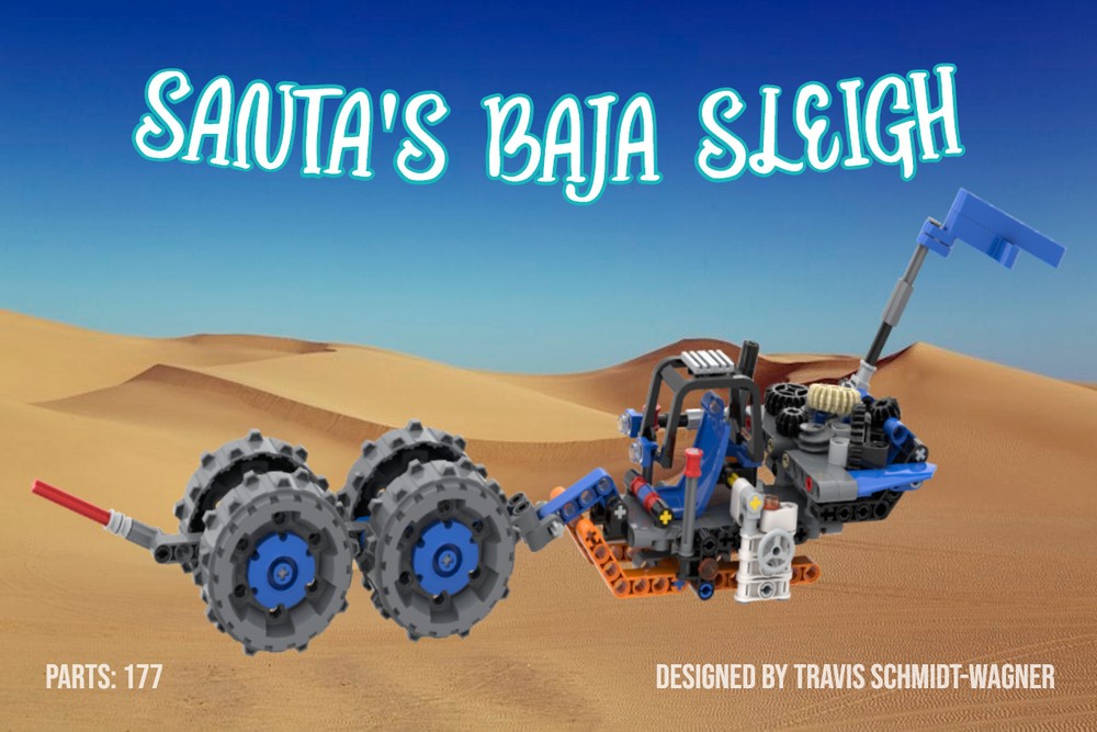 Lego 42071 Alt Build - Santa's Baja Sleigh