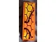 Slope, Curved 3 x 1 with Snakeskin Pattern A (Sticker) - Set 8158