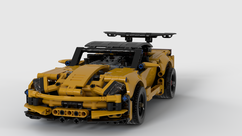 Lego CORVETTE 42093 RC MOC perfect chassis FREE Studio file