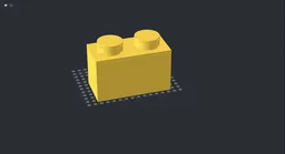 Up-scaled 1x2 brick (x6 size)