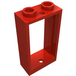 Window 1 x 2 x 3 Flat Front / Red