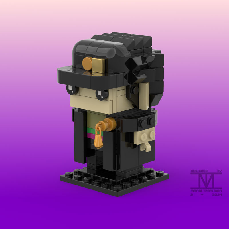 Lego Jotaro Kujo from JoJo's Bizarre Adventure - Brickheadz