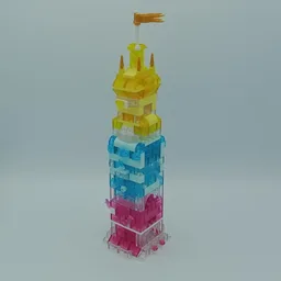 Magical Transparent Tower