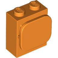 Lego Brick Special 1 x 2 x 2 with Photo Clip / Orange