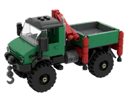 Unimog U426 with crane real playable