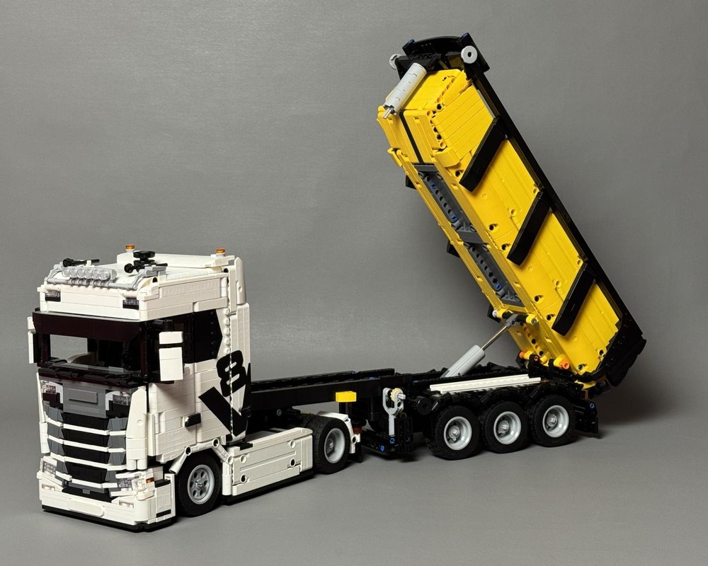 Lego SCANIA 770S with TIPPER TRAILER TECNOKAR SUPERTOP