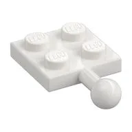 Plate Special 2 x 2 with Towball / White