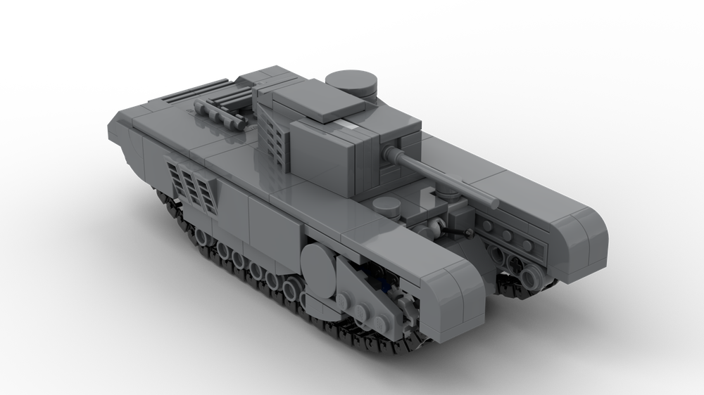 Lego Churchill Mk VII (Minifig Scale 1:42)
