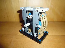 Blue Planetary Gear Set With Fixed Planet Carrier (Version 2)