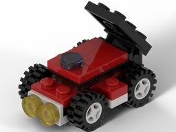 Smallest drivable fire truck with rubber tyres