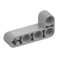 Technic Beam 2 x 4 L-Shape Thick / Pearl Light Gray