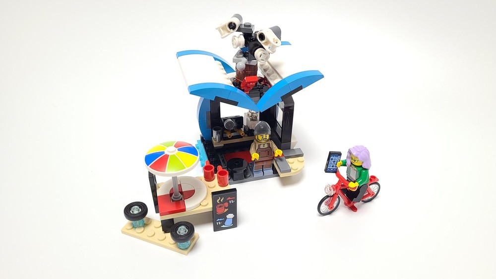 Lego 40488 mini coffee shop (coffee cart alternative)