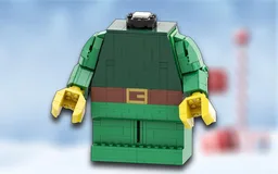 Up-Scaled LEGO Minifigure - Elf Costume