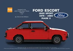 Ford Escort 1600 Sport Mk II - 1975 to 1980 (Red)