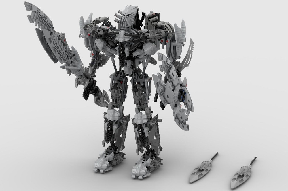Lego Optimus Prime bayformers x Toa Mata Nui (MECH Nemesis Prime skin)
