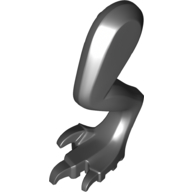 Lego Animal Body Part, Dinosaur, Indoraptor / Baryonyx Leg, Left [Plain] / Black