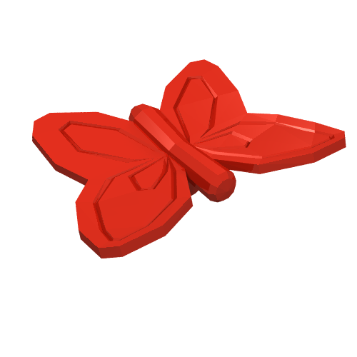 Lego Belville / Scala, Insect, Butterfly / Red