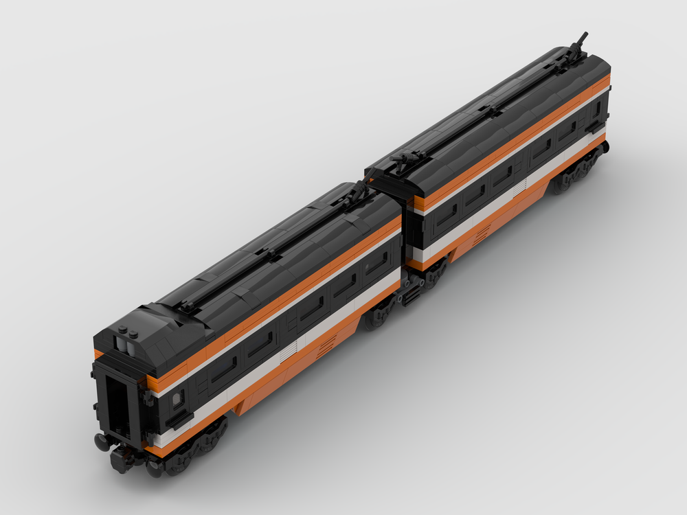 Lego Car mod for 10233 Horizon Express (Roof, Doors, Stability)