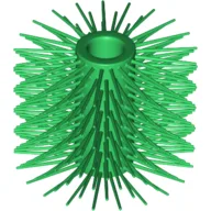 Street Sweeper Brush / Green