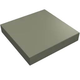 Tile 2 x 2 with Groove / Dark Gray