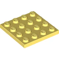 Plate 4 x 4 / Bright Light Yellow