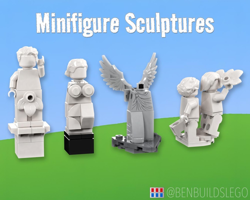 Lego Minifigure Sculptures