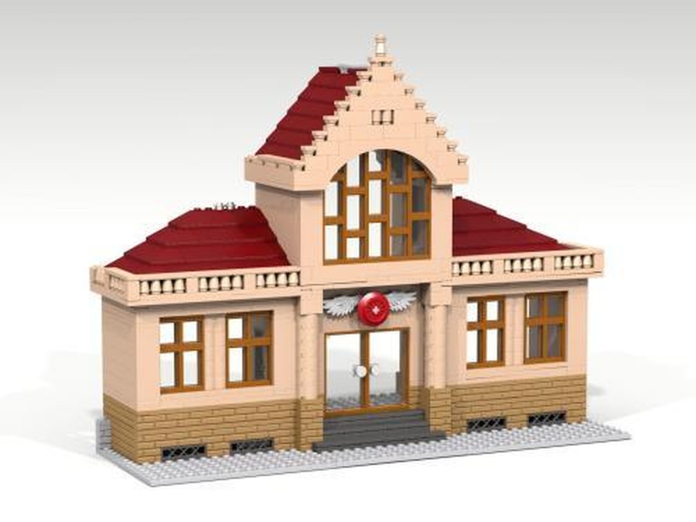 Lego Bricktown Railway Station