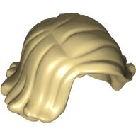 Lego Hair Mid-Length Swept Sideways / Tan