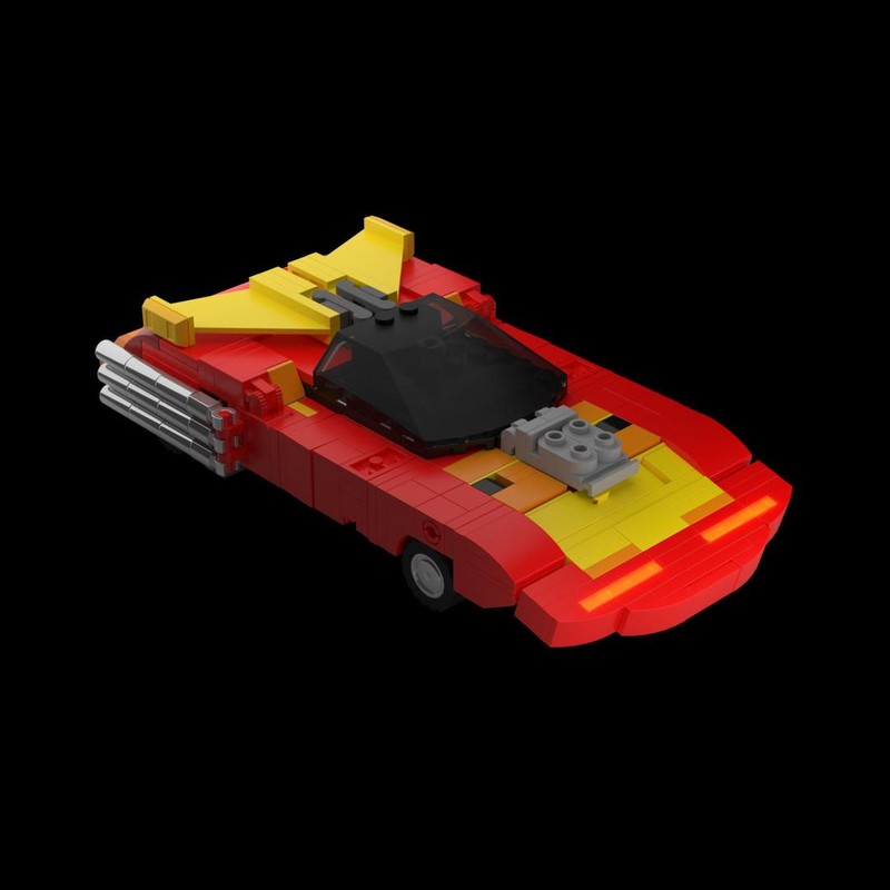 Lego CBB06 Red Rocket G1-inspired Transformable Hot Rod