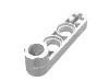 Technic Beam 1 x 4 Thin with Stud Connector / White